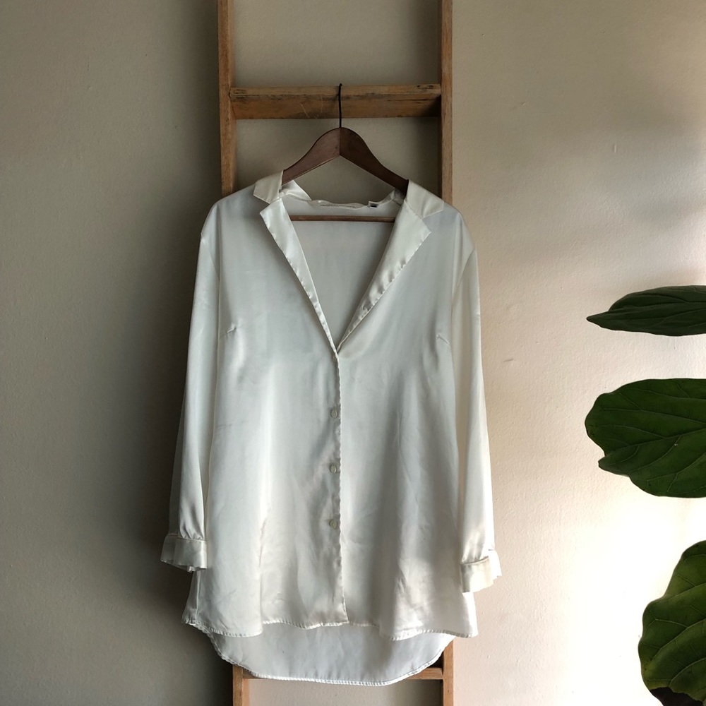 Victoria Secret Pajama Shirt Blouse